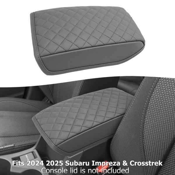 KBH Center Console Arm Rest Cover Pad Gray for 2024