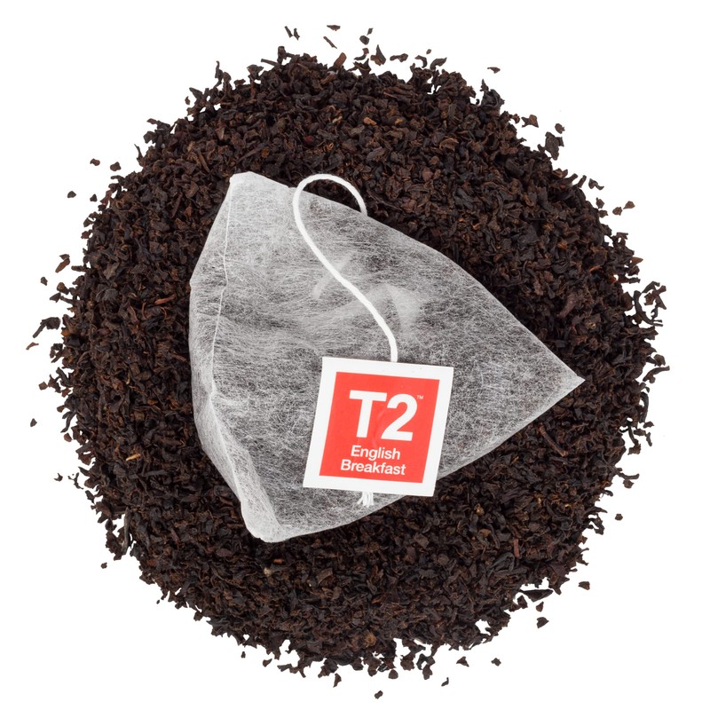 T2 Tea English Breakfast Black Tea Bags in Box, 25-count