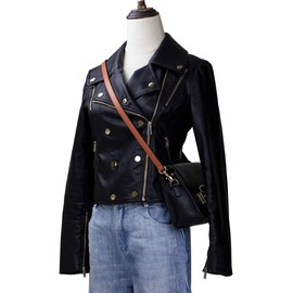 Allzedream Ersatz-Handtaschenriemen aus echtem Leder, lang, verstellbar, Braun, Medium, Classic