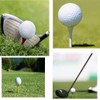 KOFULL Professionelle Golf-Tees aus Holz, Größe 54 mm, Weiß, 100
