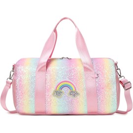 Meisohua Bolsa de Danza para Niñas Bolsa de Ballet Bolsa de Deporte para Niñas con Compartimento Impermeable Seco Húmedo Separado