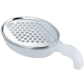 Shimomura 22470 Grater Grater with Handle, Made in Japan, Inclined, Professional Grater, Grater Master Slant, Clear, Tsubame Sanjo