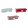3x Lipstick Case Verde Grisáceo Y Marrón Y Rojo