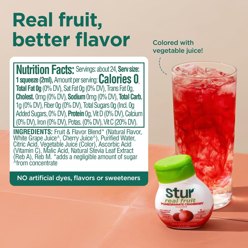 Stur Liquid Water Enhancer | Summer Variety Pack | Naturally