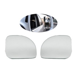 1 Pack 2 Pcs Car Blind Spot Mirror -Convex Glass Angle Adjustable For Side Rearview Mirrors, Wide Angle Frameless Adjustable Stick On Mirror, Fits For All Suv, Truck,Cars (Sector)