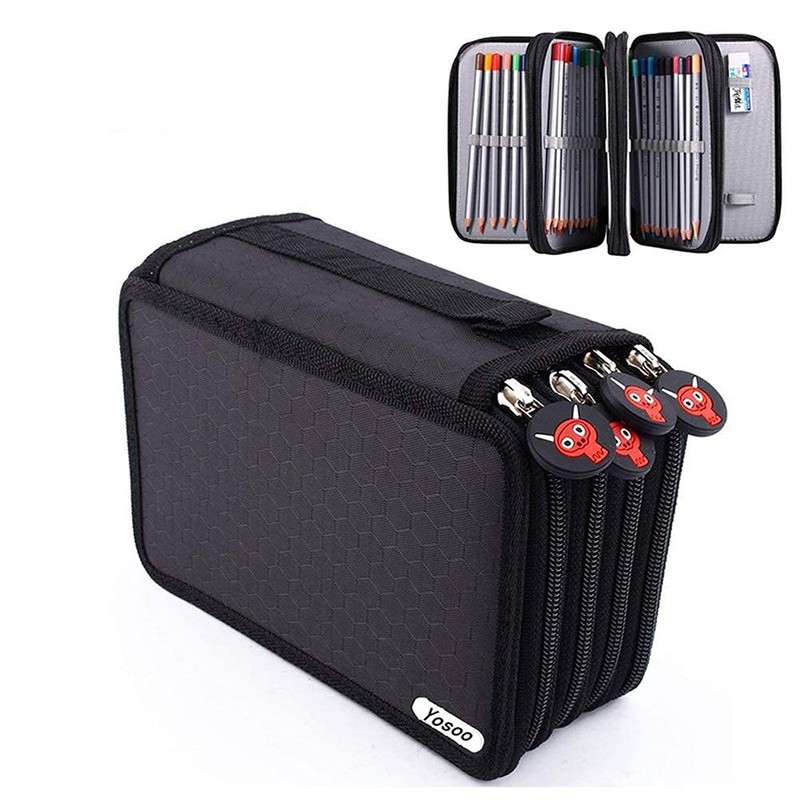 Yosoo 72 Piece Set Colouring Pencils Business Bag Large Capacity