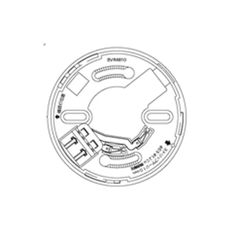 Panasonic BVR4810 FR Rapid Detector Base, Exposed Type, Without Connector