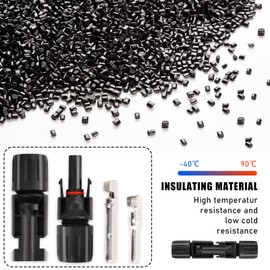 MC4 Solar Plug - 6 Pairs Male/Female, IP67 Waterproof, Solar System Connector for Photovoltaic Cable Plugs