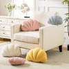 XIAIJIA XIAIJIA Seashell Throw Pillows Shell Shaped Pillow Yellow Sea