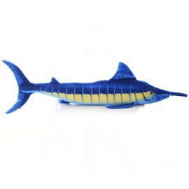 Tikwisdom 100CM cute bluefin tuna soft plush toy, large stuffed animal , home decor gifts, children's pillows, Stuffed Animals