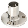 90 Degree Boots Handrail, Round Base 316 Stainless Steel Hardware