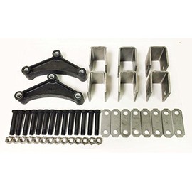 LIBRA Trailer Leaf Spring Hanger Kit for Double Eye Springs Tandem Axle Suspension