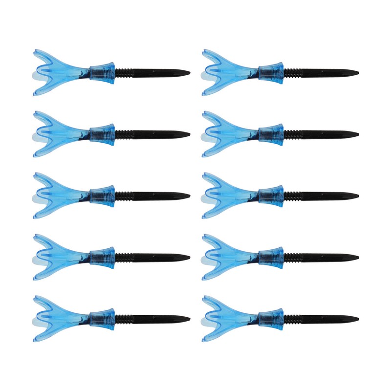 10pcs Plastic Golf Tee Ball Holder Adjustable Height Stable Practice