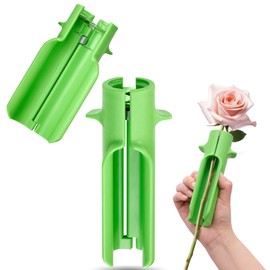 LeLehome Rose Thorn Stripper Tool - Upgraded Flower Cleaner & Leaf Remover for Gardening, Floral Arrangements - Perfect for Home, Florist, Flower Shop and DIY, Green