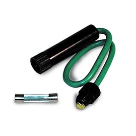 Calterm 08130 Panel Mount Fuse Holder Kit, 10 AWG, 10 AMP, Black