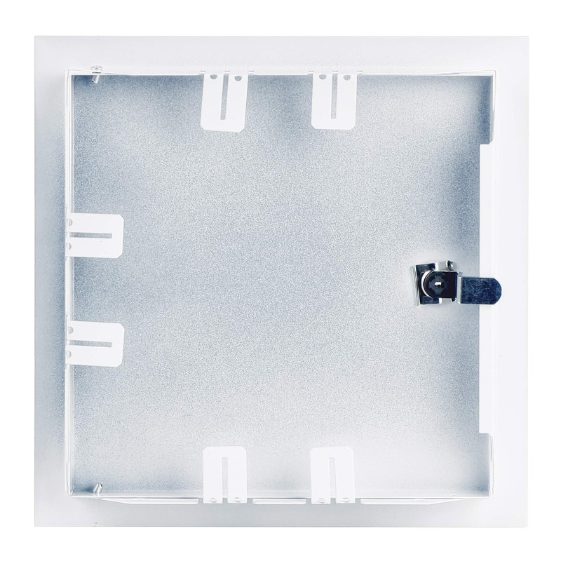 20x20 cm / 8x8 inch White Metal Access Panel -