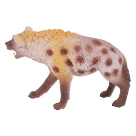Kisangel Plastic Hyena Model Realistic Wildlife Animal Figurine for Educational Desktop Decor Promotes Nature Appreciation and Wildlife Conservation Safe Plastic Material