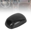 Gear Shift Knob Unlock Button Cover Carbon Fiber Shifter Lever