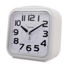 5.5" Silent Analog Alarm Clock Non Ticking, Gentle Wake, Beep