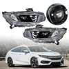 labwork Headlight Assembly Replacement for Honda Civic 2016-2021 Headlights Set