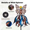 Kircust Solar Wind Spinner, Extra-Large Tulip Garden Windmill Spinners with