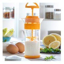 Öl - und Dressingshaker Milchschaum Bereiter Messbecher Aufbewahrungsbox Vinaigrette Dressing Shaker BPA frei