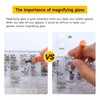 Upgraded All-in-One Magnetic Eyeglass Repair kit with Magnifying Glass, Repair