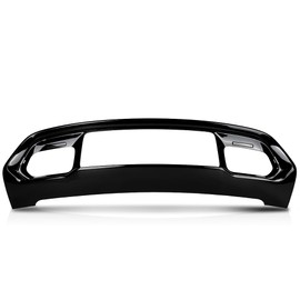 PIT66 Bumper Grille Bezel Fascia Applique Compatible with Jeep Grand Cherokee 2016-2021 68310779AA Glossy Black