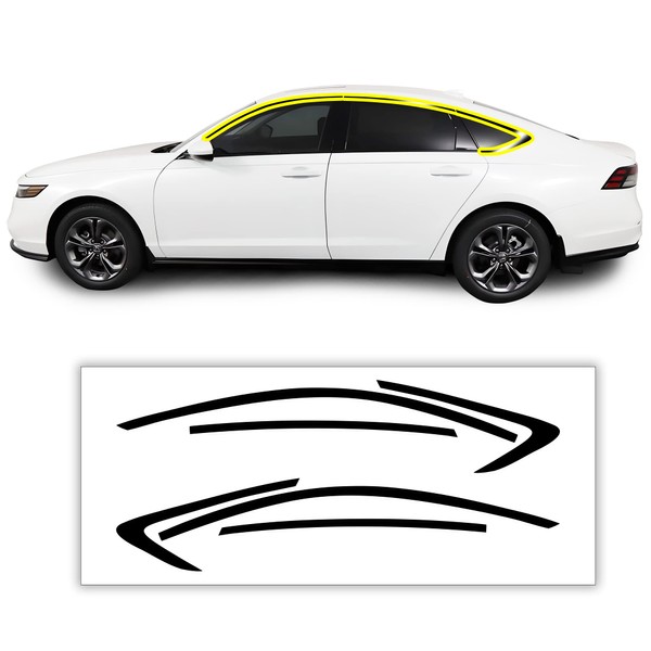 BOGAR TECH DESIGNS for Honda Accord 2023+ Side Window Chrome
