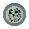 No Punching Suction Cup Clock Home Clock Waterproof Bathroom Washroom