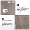 15L Outdoors Foldable Shower Bag with Shower Nozzle for Hiking