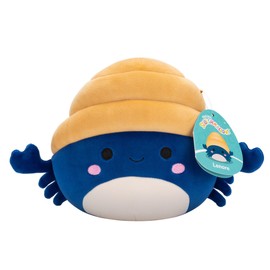 Squishmallows Original 7.5 Inch - Lenore the Navy and Tan Hermit Crab