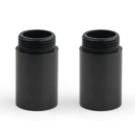 gotonovo 2 Inch Oil Rubbed Bronze Extension Tube for Shower Fixture Spout Tub Spout Extender One Pair