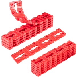 Outlet Spacers for Electrical Box, 48 PCS Spacers for Box Extender Kit, Plastic Wall Plate Spacer, Tile Backsplash Shims for Loose Outlet/Switch Repair (Stackable)