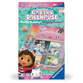 Ravensburger 24724 Gabby's Dollhouse - Help Gabby - Gift Game for 2-4 Players, Game from 4 Years with Gabby and Her Beloved Kittens from the Children's Series