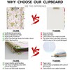 Clipboard Folder with Notepad Refillable Lined for Letter Size (11"