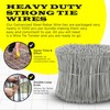 6 Inch - 17 Gauge 1000 pcs GALVANIZED Steel Double