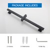 BANGPU Bathroom Shower Slide Bar, Adjustable Handheld Shower Holder Wall