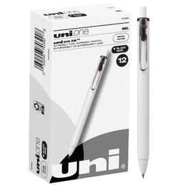 Uniball One - Juego de 12 bolígrafos de gel micro negros de 0,5 mm, bolígrafos de tinta de gel | Suministros de oficina vendidos por Uniball son bolígrafos, bolígrafos de colores, bolígrafos de gel,