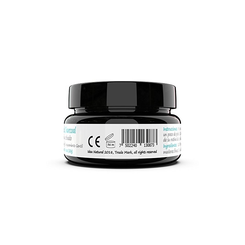 Blanqueador Dental Carbón Activado - 100% NATURAL - No OGM,