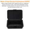sourcing map Hard Carry Case 6.5" High-Density Polyethylene Empty Tool