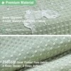 Dynamene Sage Green Shower Curtain - Waffle Textured Heavy Duty