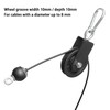 Vishusju 90mm Pulley Wheel for Cable Machines Silent Bearing Home