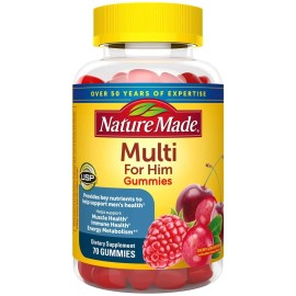Nature Made Multi For Him Gummies Cherry & Mixed Berry 70 EA