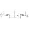 Trusco T22003 Disc Springs, For Heavy Loads, Outer Diameter 0.5