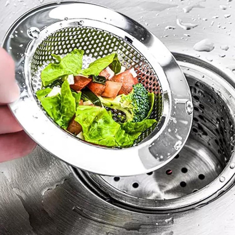 3 PCS Kitchen Sink Strainer, Bathroom Sink Strainer Stainless Steel