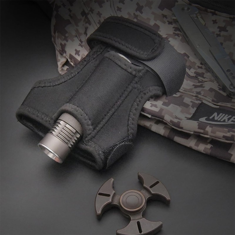 AFCJLTO Wrist Flashlight Holster 20-25mm Diving Torch Arm Mount Hands