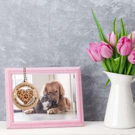 Jolette Designs Pet Loss Gifts - Dog and Cat Memorial Ornament - Thoughtful Pet Loss Sympathy Gift - USA Made Wooden Remembrance Paw Print Ornaments for Pet Lovers - Dog Memory and Passing Away Gift