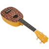 21in Ukulele with Carry Bag Tropical Fruit Pattern for Beginners