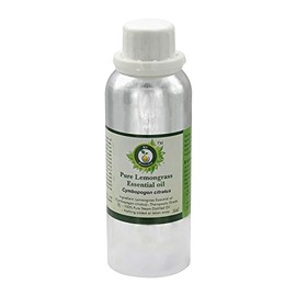 R V Essential R V Essential Pure Lemongrass Essential Oil 300ml (10oz)- Cymbopogon Citratus (100% Pure and Natural Therapeutic Grade)